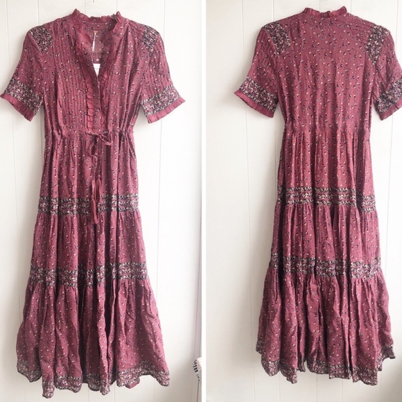 ❤️Free People Rare Feelings Maxi Dress - Picture 3 of 4